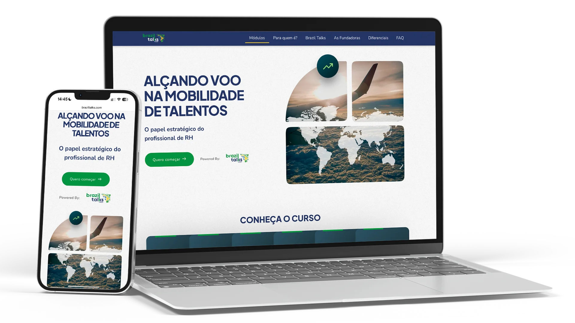 Landing Page – Brazil Talks