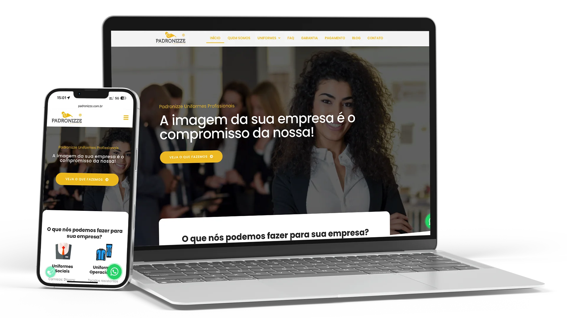 Site Institucional – Padronizze