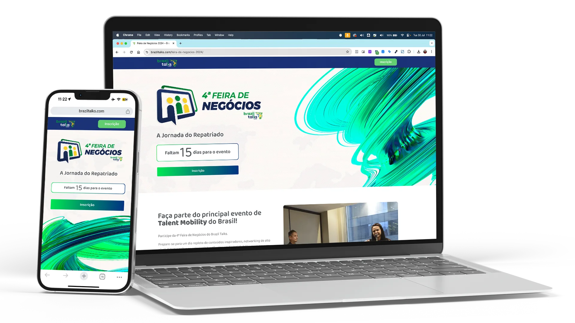 Landing Page – 4ª Feira de Negócios