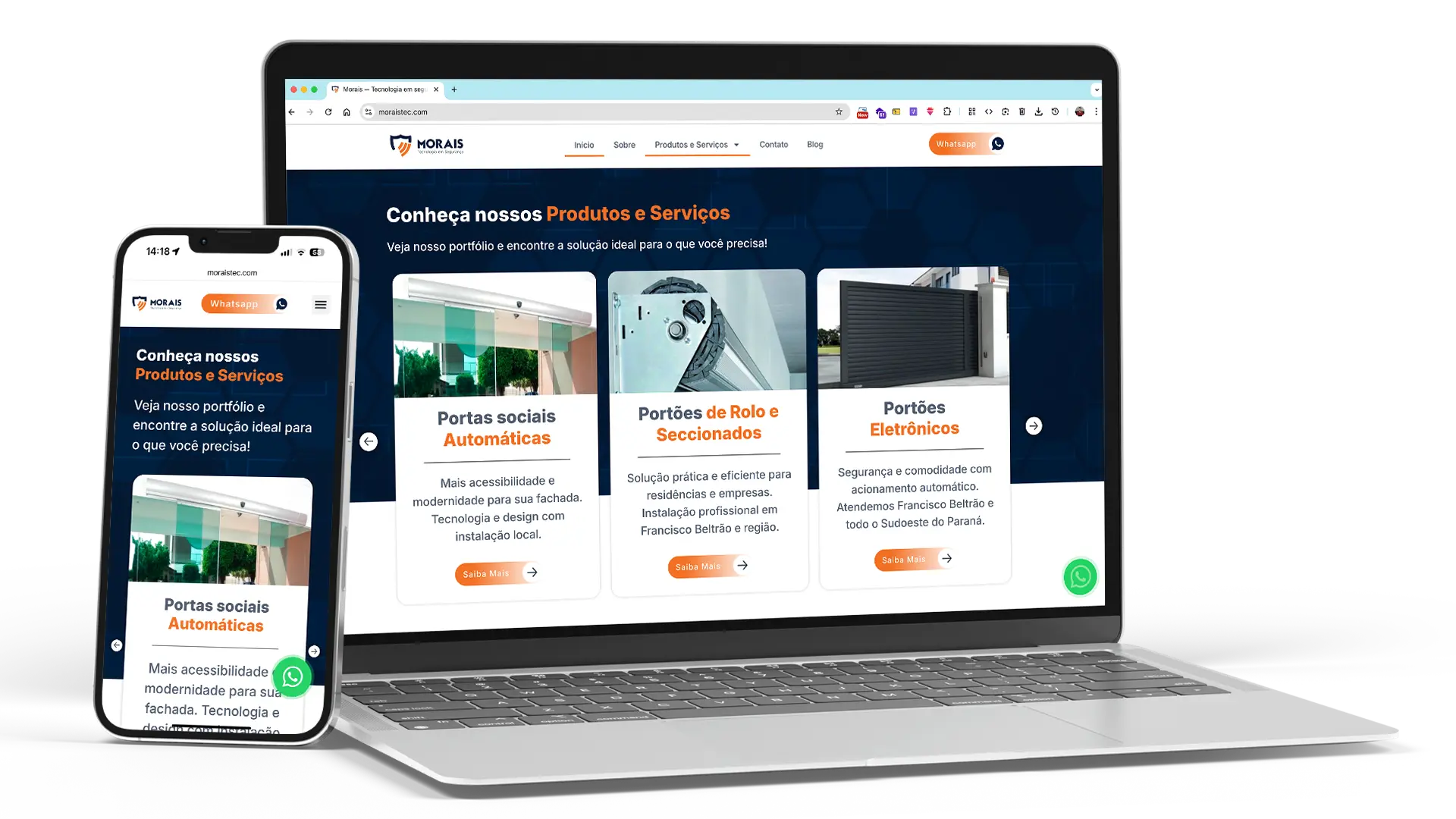 Site Institucional – Moraistec